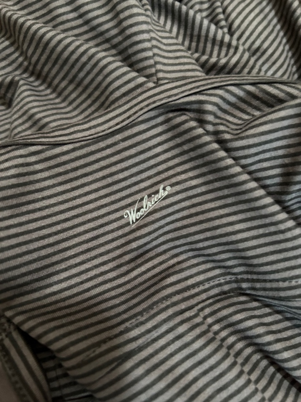 Woolrich Grey Striped Sleeveless Scoop Neck Knit Dress - Size Medium